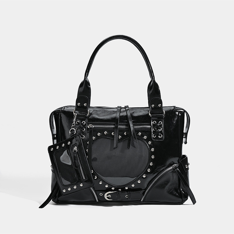 Leatherwork Rivets - Bolsa Ita de Motociclista com Estampa