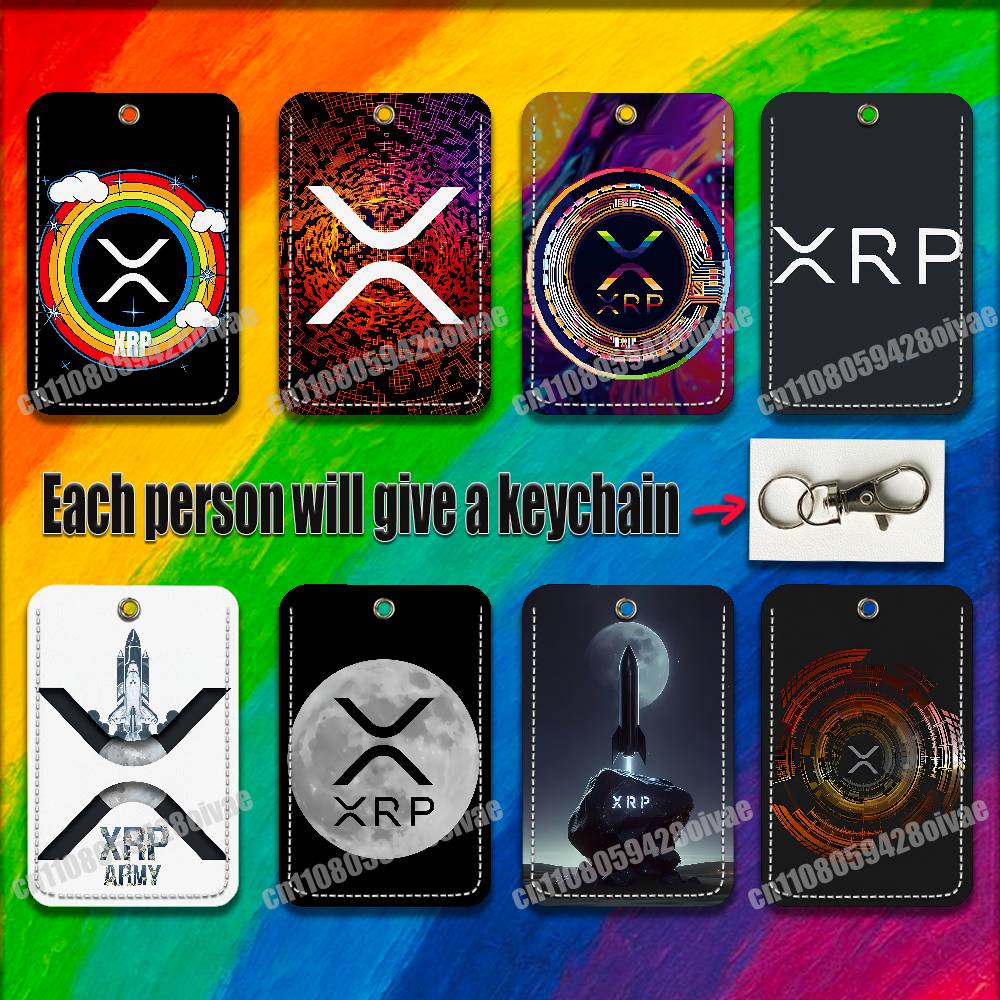 Leatherwork Keychain - Moeda Digital Cripto Xrp Ripple para