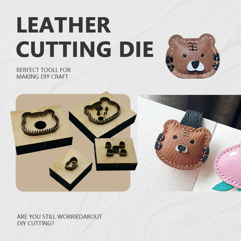 Leatherwork Templates - Conjunto de Quatro Peças Tiger: Molde