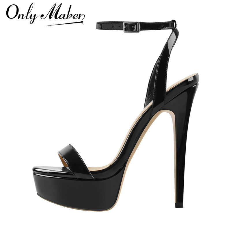 Leather Work Dress - Onlymaker feminino plataforma stiletto salto alto