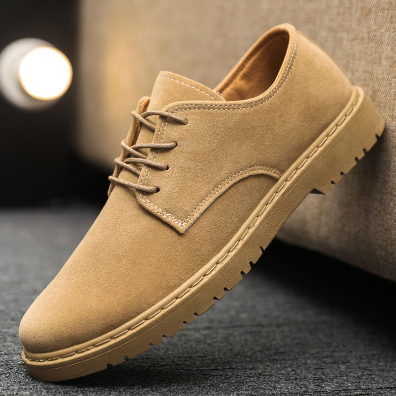Leather Work Oxfords - Marca de luxo dos homens sapatos