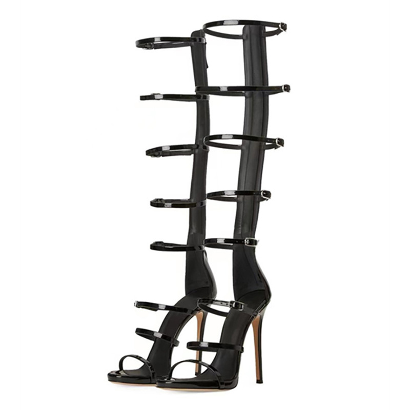 Leather Work Dress - Botas Femininas de Verão Novas 2026