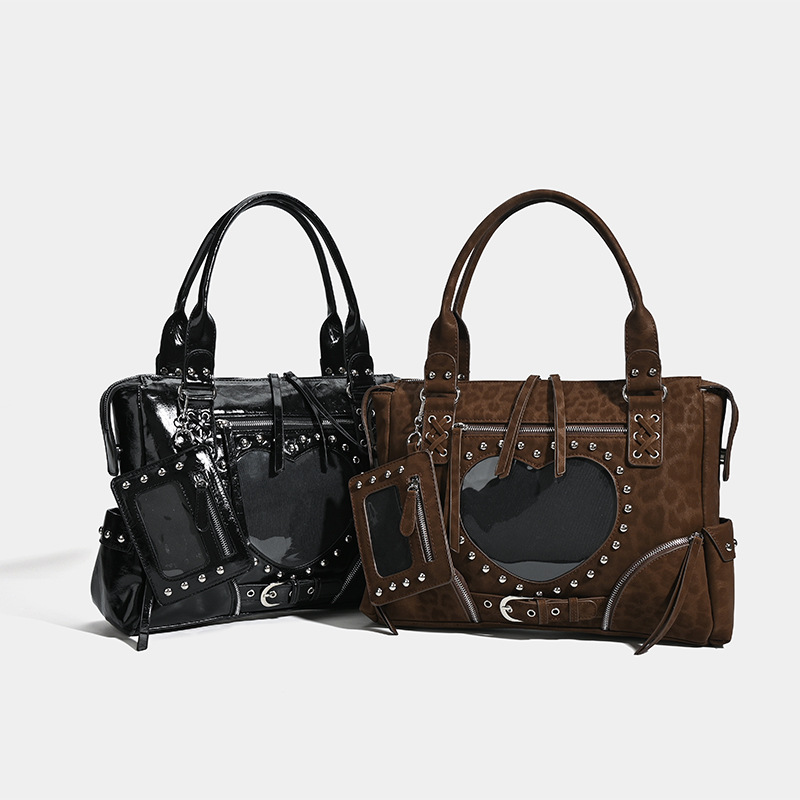 Bolsa Ita de Motociclista com  - Leatherwork Rivets avaliação e preço