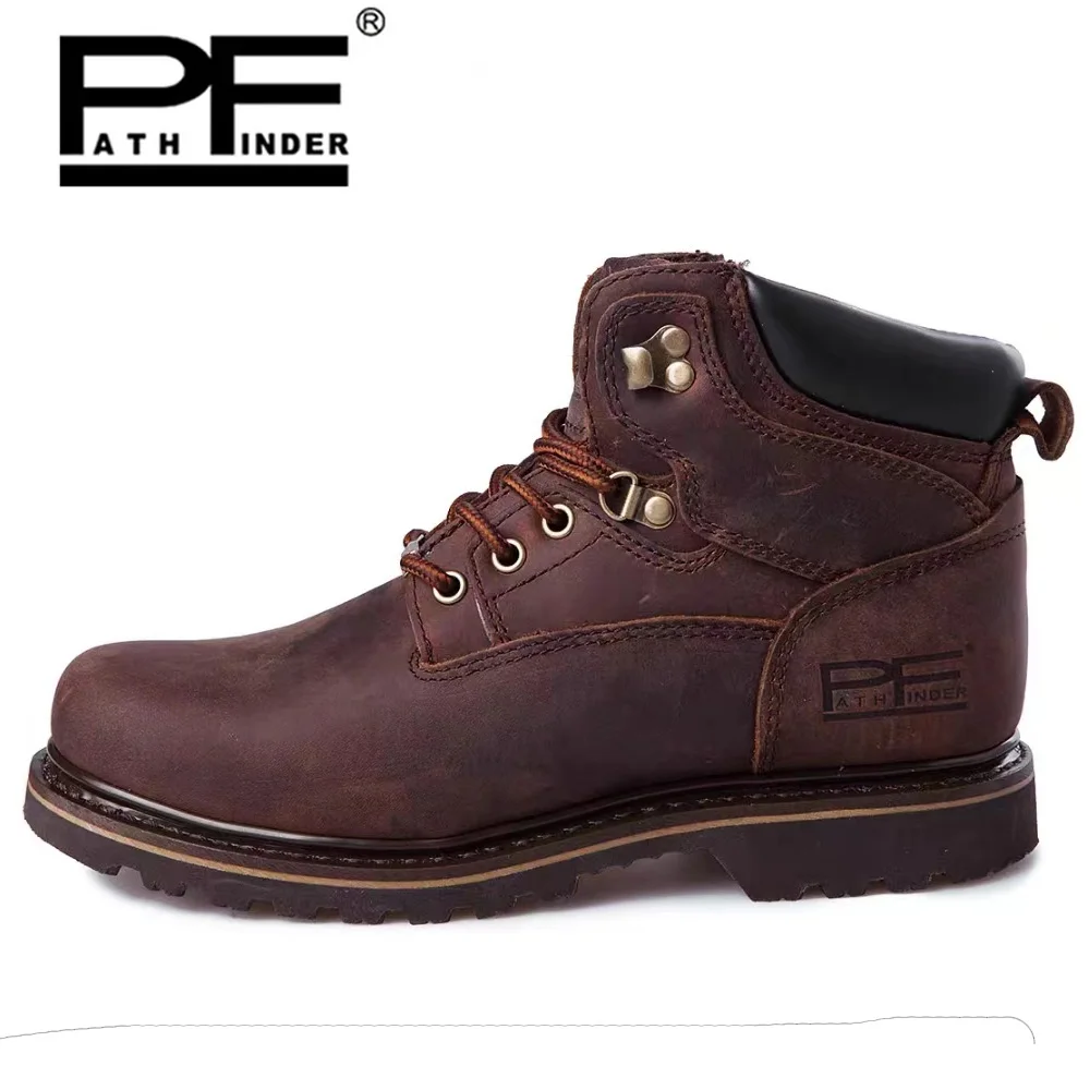 Pf moda masculina botas de mot - Leather Work Fabric avaliação e preço