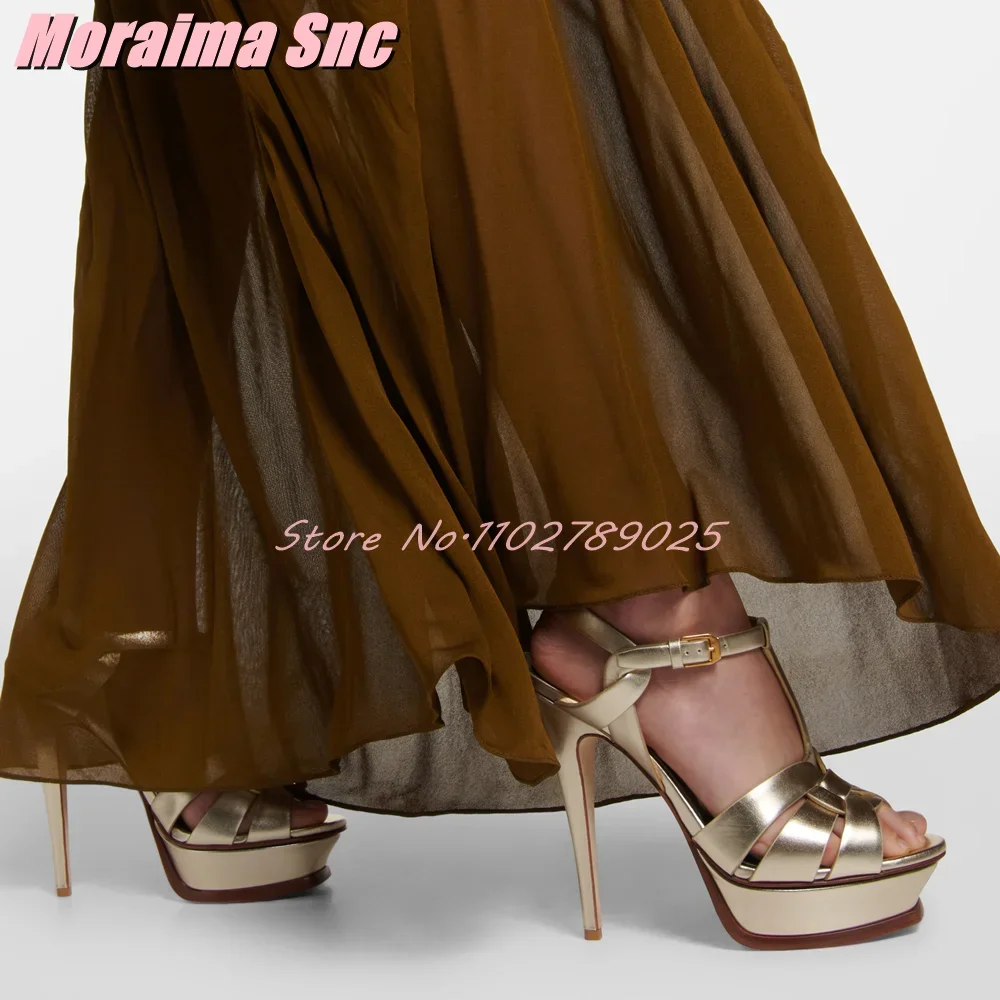 Plataforma waeve t-cinta dedo  - Leather Work Dress avaliação e preço