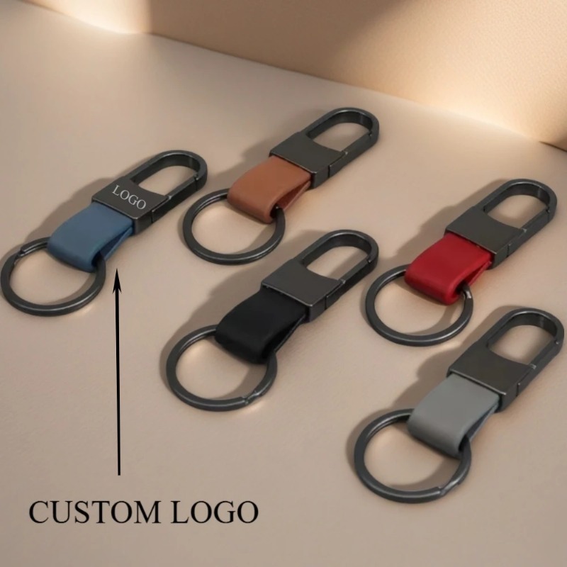 Moda chaveiros de couro logoti - Leatherwork Keychain avaliação e preço