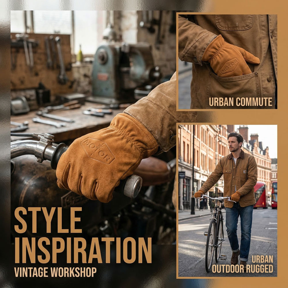 Luvas de motocicleta de couro  - Leatherworking Items avaliação e preço