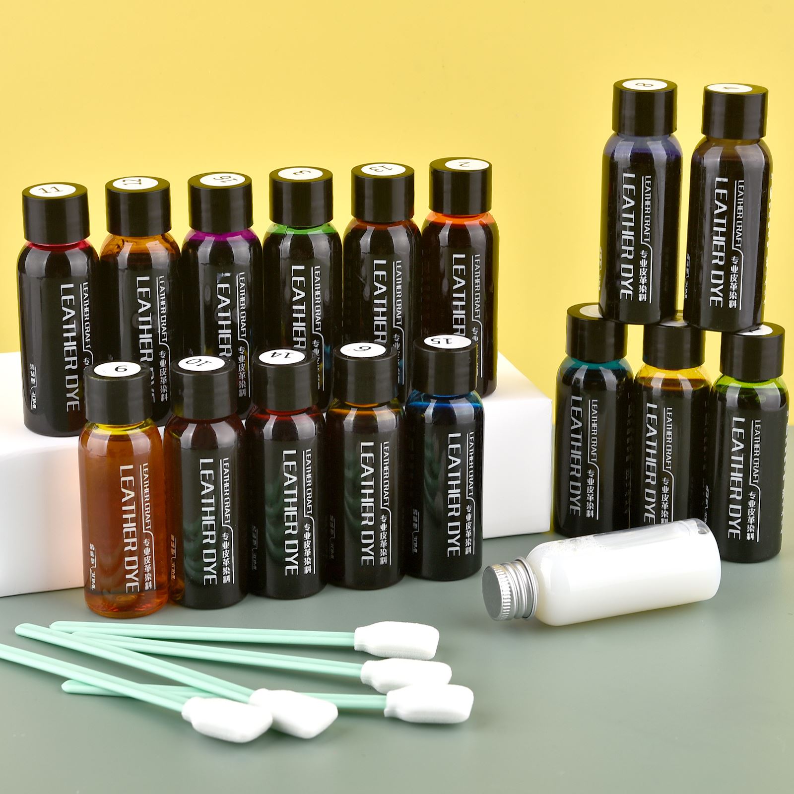 30ml borda de couro pintura ac - Leather Dye Finish avaliação e preço