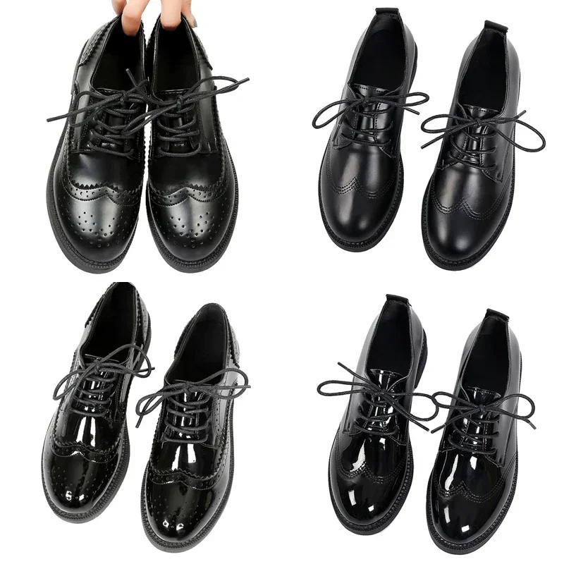 2025 outono feminino oxford ap - Leather Work Oxfords avaliação e preço
