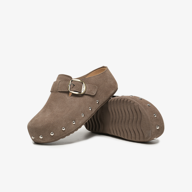 BEAUTODAY Mules Casuais Femini - Leatherwork Rivets avaliação e preço