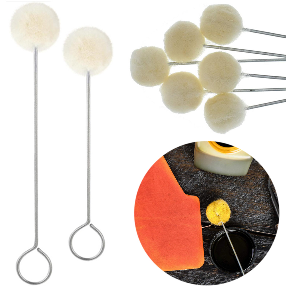 10/30 pçs bolas de lã de couro - Leather Dye Finish avaliação e preço
