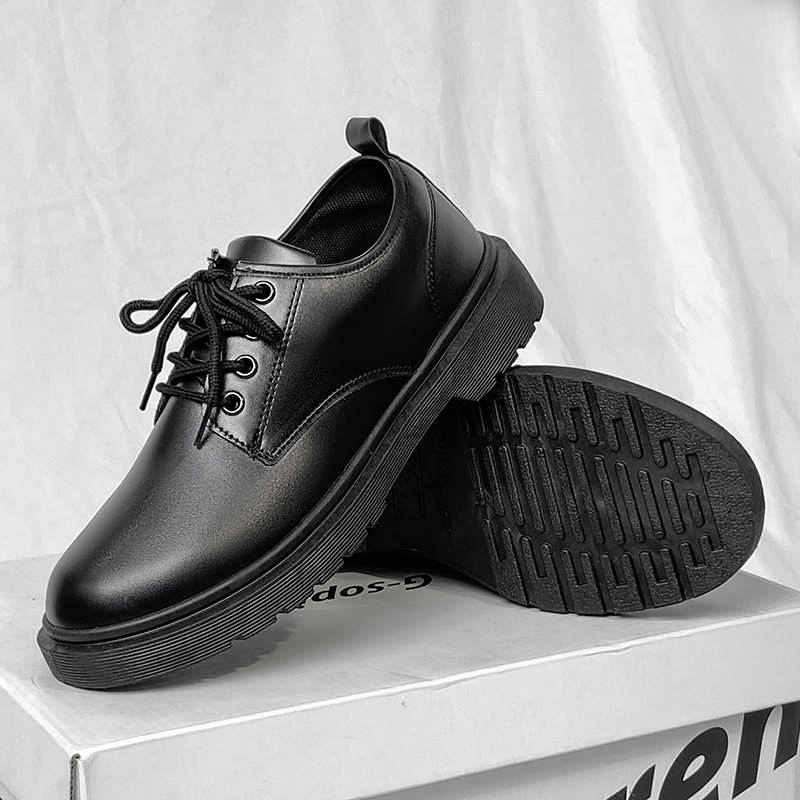 Sapato de couro casual masculi - Leather Work Oxfords avaliação e preço