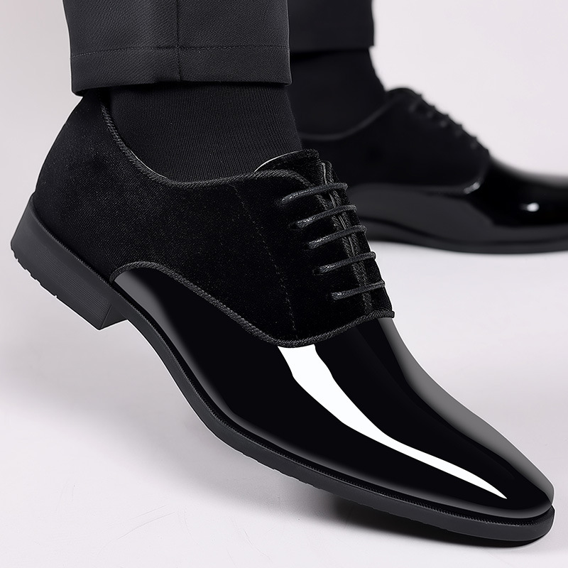 Sapato formal masculino casual - Leather Work Oxfords avaliação e preço