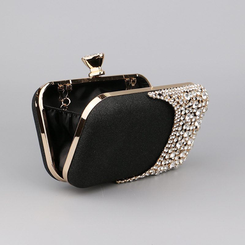 Luxo Diamante Cristal Embreage - Leatherwork Rivets avaliação e preço