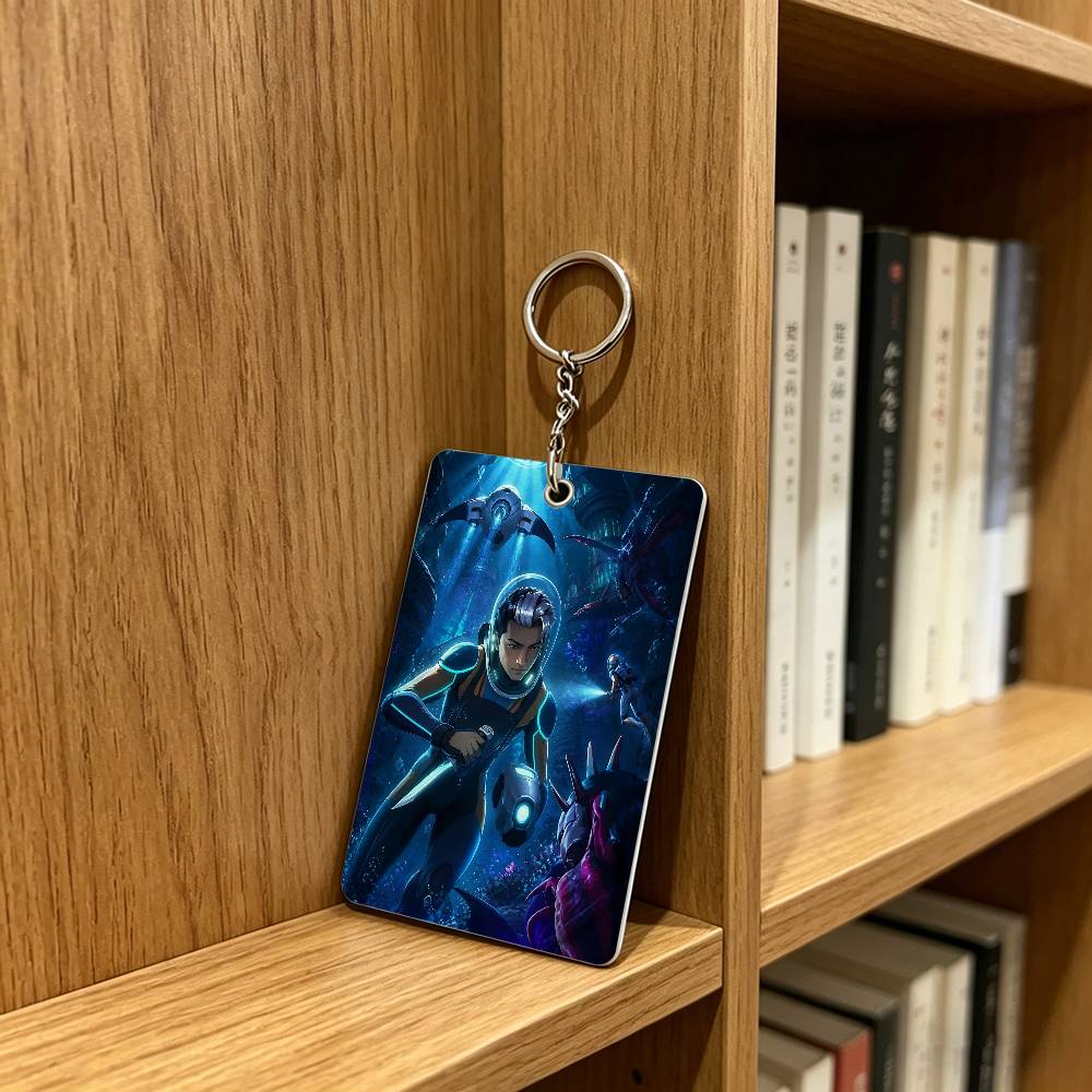 Hot Game S-Subnautica 2 Porta- - Leatherwork Keychain avaliação e preço