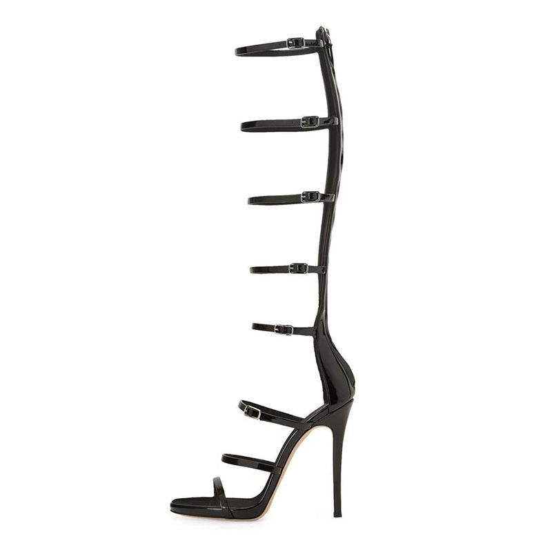 Botas Femininas de Verão Novas - Leather Work Dress avaliação e preço
