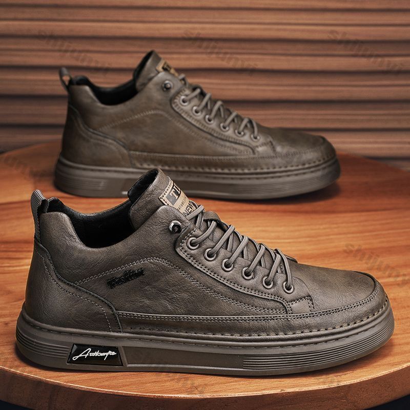 Botas de tornozelo masculinas  - Leather Work Fabric avaliação e preço