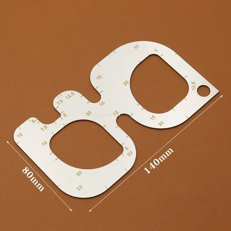 Aço inoxidável R Posicionament - Leatherwork Templates avaliação e preço