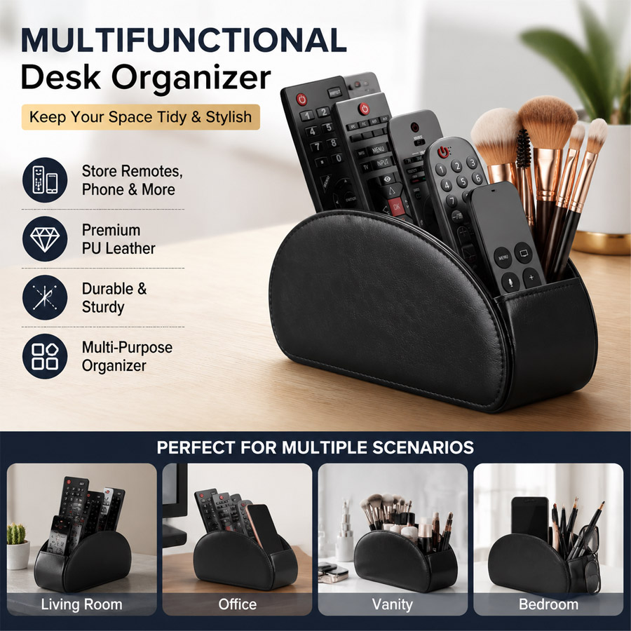 Organizador de Mesa em Couro P - Leatherwork Table avaliação e preço