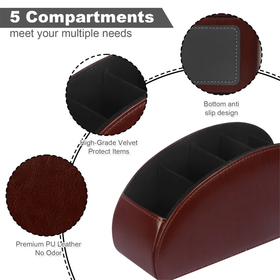 Organizador de Mesa em Couro P - Leatherwork Table avaliação e preço