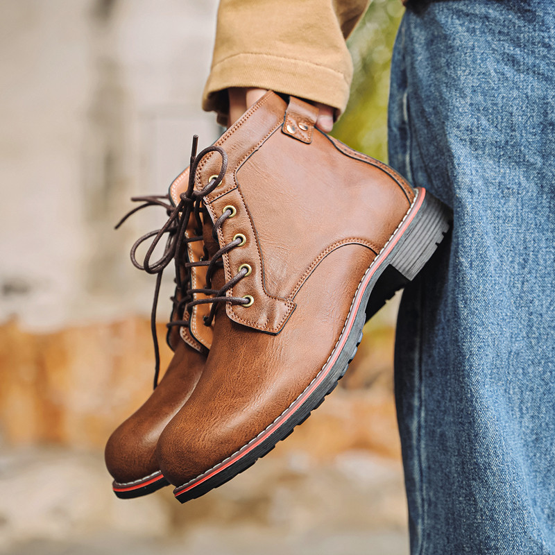 Novos Sapatos Masculinos de Co - Leather Work Fabric avaliação e preço