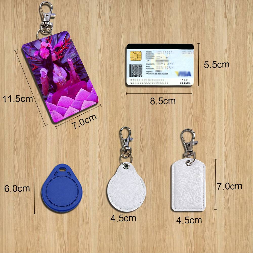 Porta-Cartões Doja Cat Vermelh - Leatherwork Keychain avaliação e preço