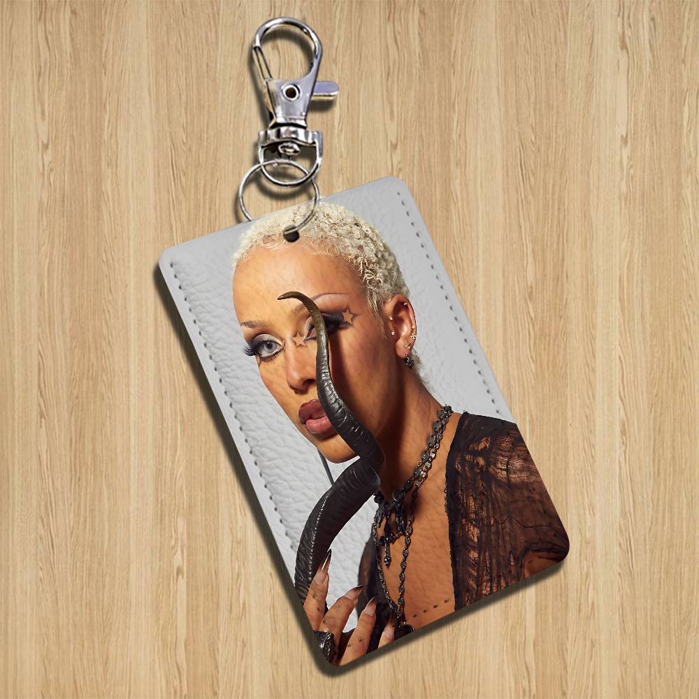 Porta-Cartões Doja Cat Vermelh - Leatherwork Keychain avaliação e preço