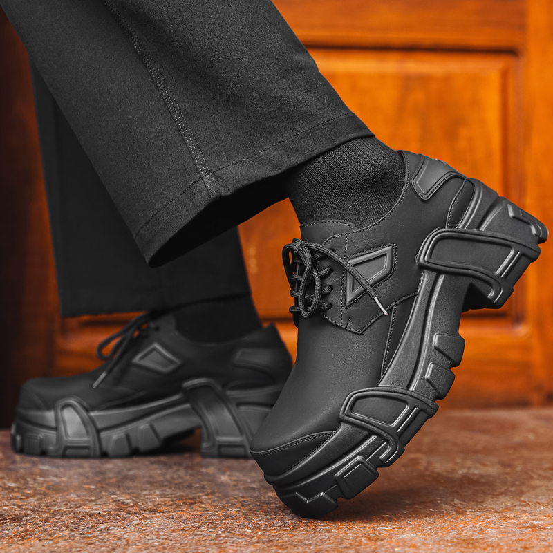 Sapatos de couro plataforma ma - Leather Work Oxfords avaliação e preço