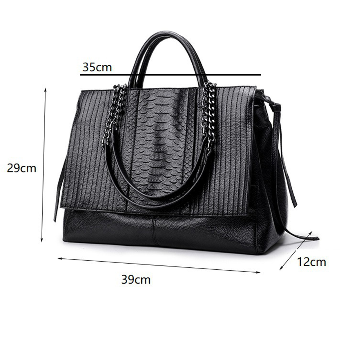 Bolsa tote elegante com zíper, - Leatherwork Keychain avaliação e preço