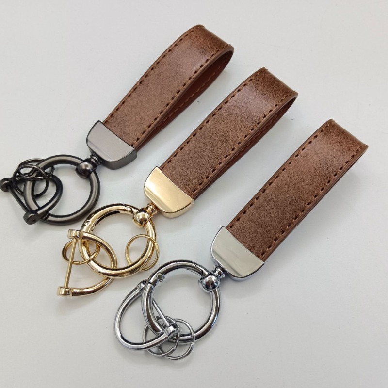 Chaveiro de couro descolorido  - Leatherwork Keychain avaliação e preço