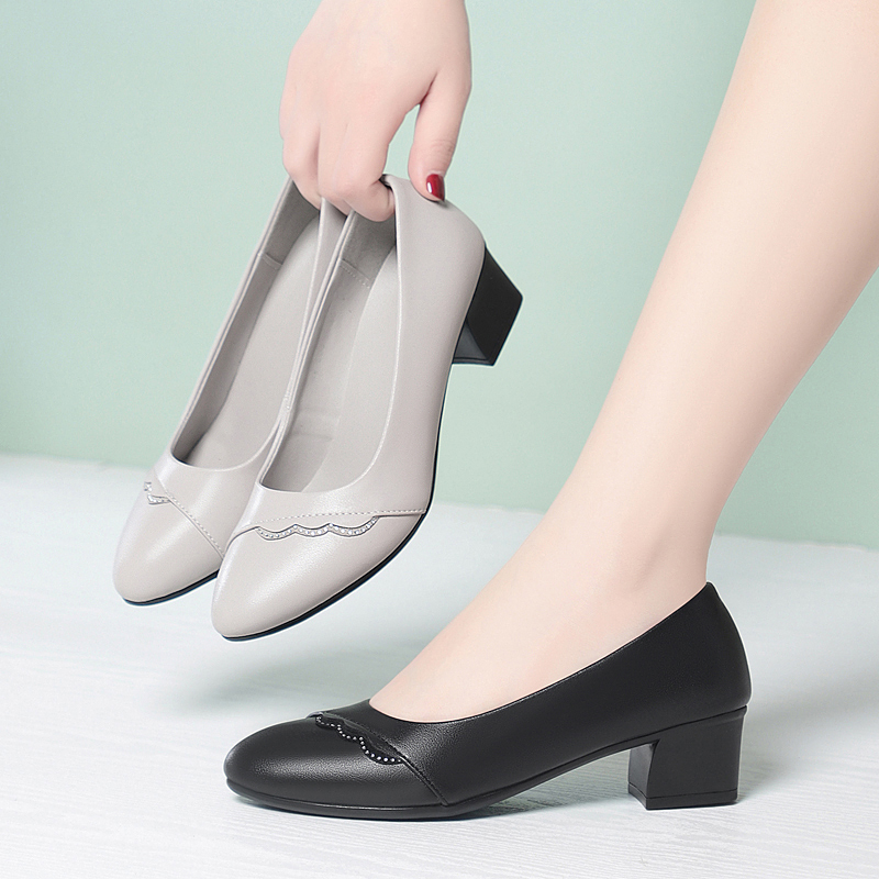 AIYUQI Sapatos femininos de co - Leather Work Dress avaliação e preço
