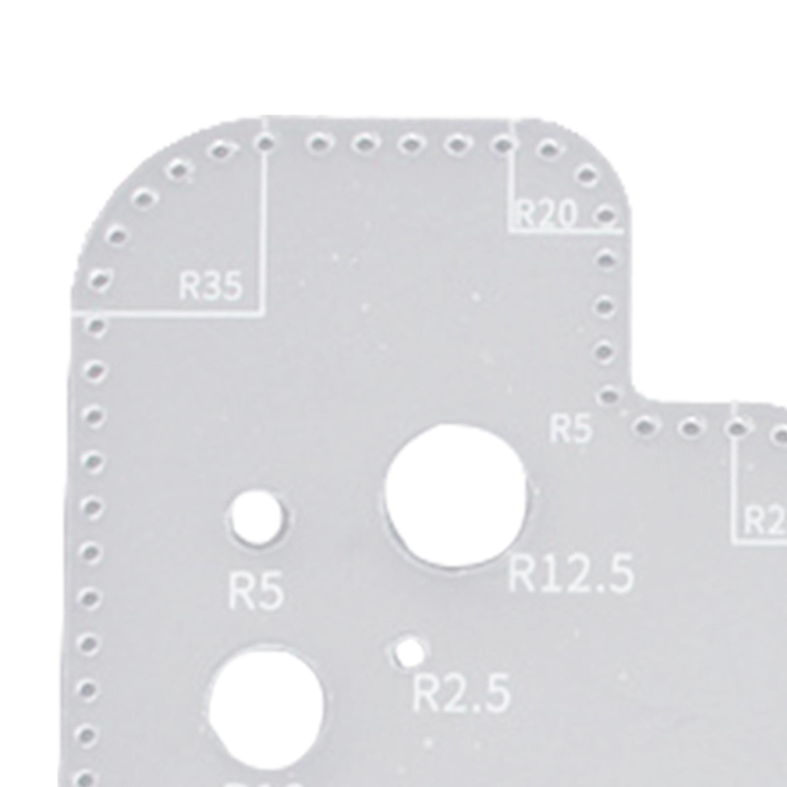 Régua de Acrílico Transparente - Leatherwork Templates avaliação e preço