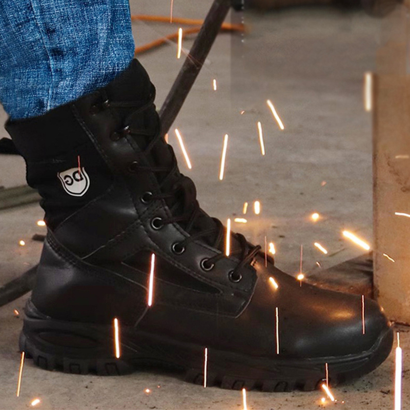 Botas de Couro Pretas de Cano  - Leather Work Fabric avaliação e preço