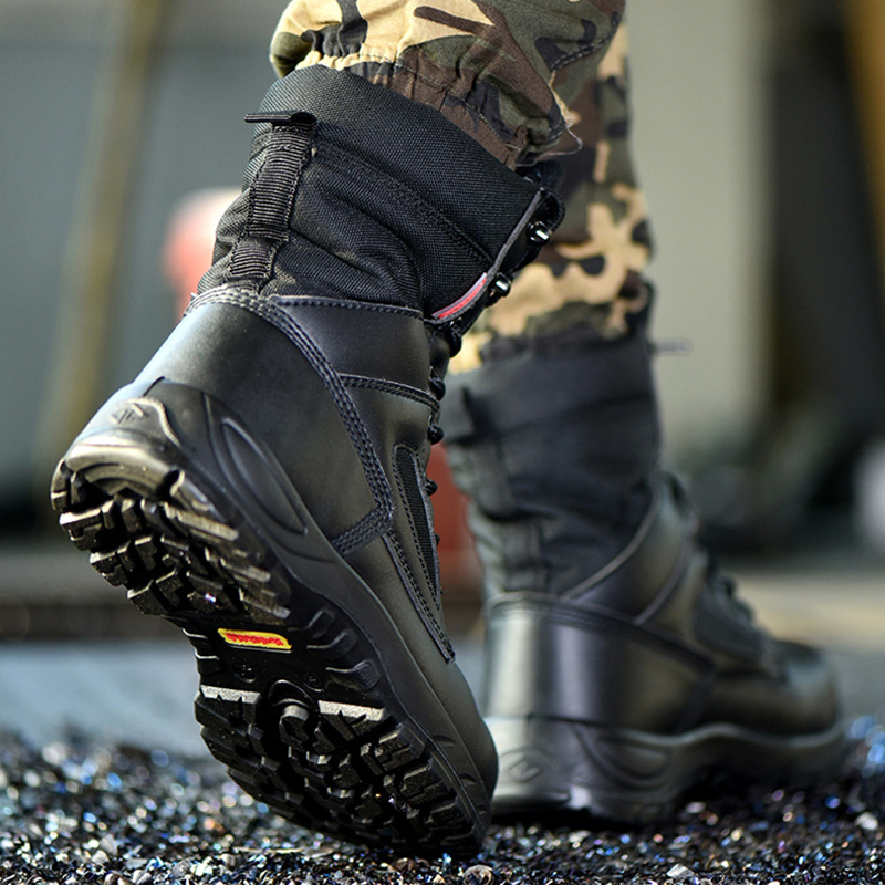 Botas de Couro Pretas de Cano  - Leather Work Fabric avaliação e preço